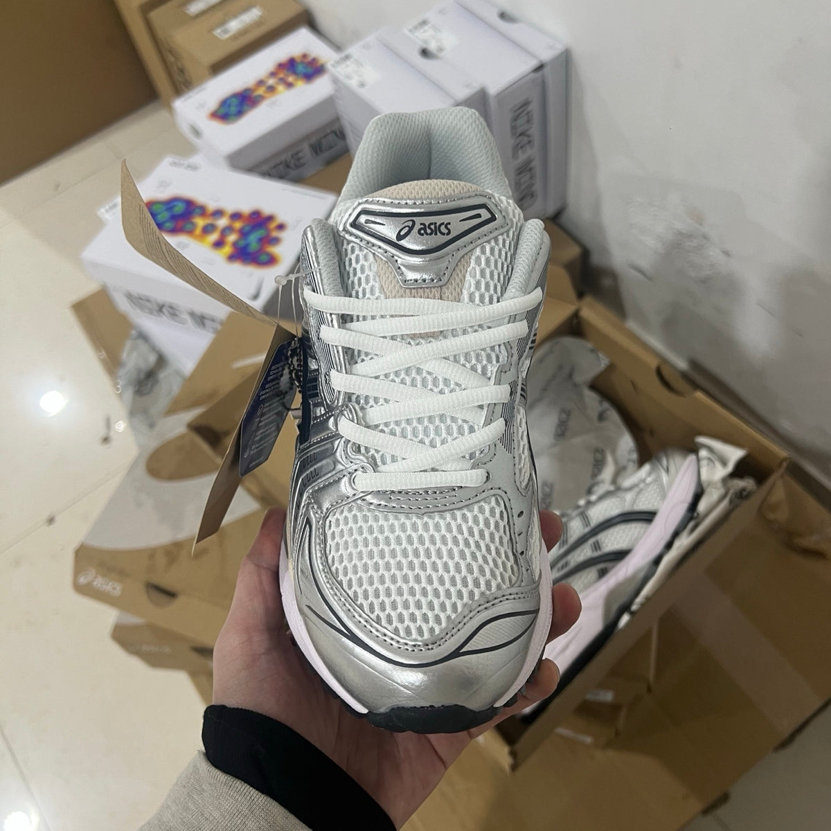 Kayano 14 White / Black / Cream