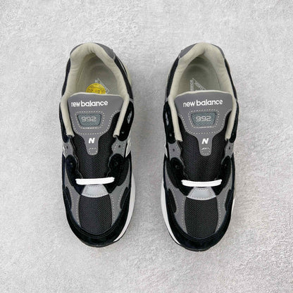 992 Black Grey Suede