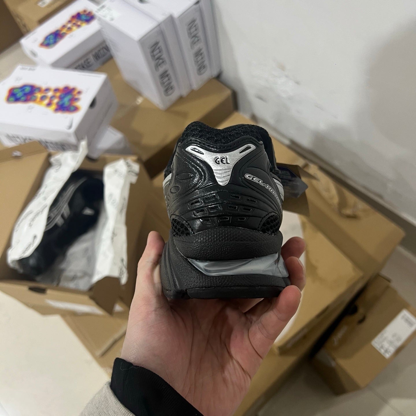 Kayano 14 Black Silver