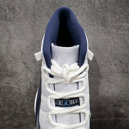 AJ11 Retro High White and Blue Navy