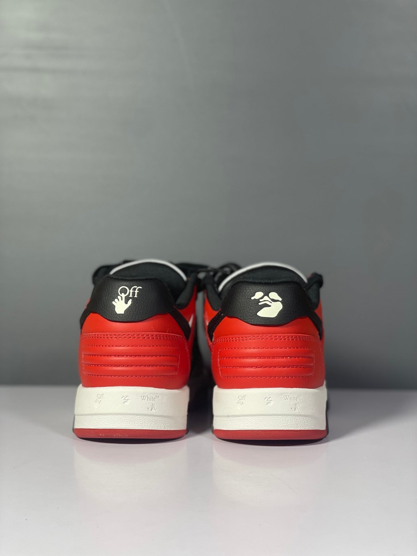 OF Out of Office Red White Black