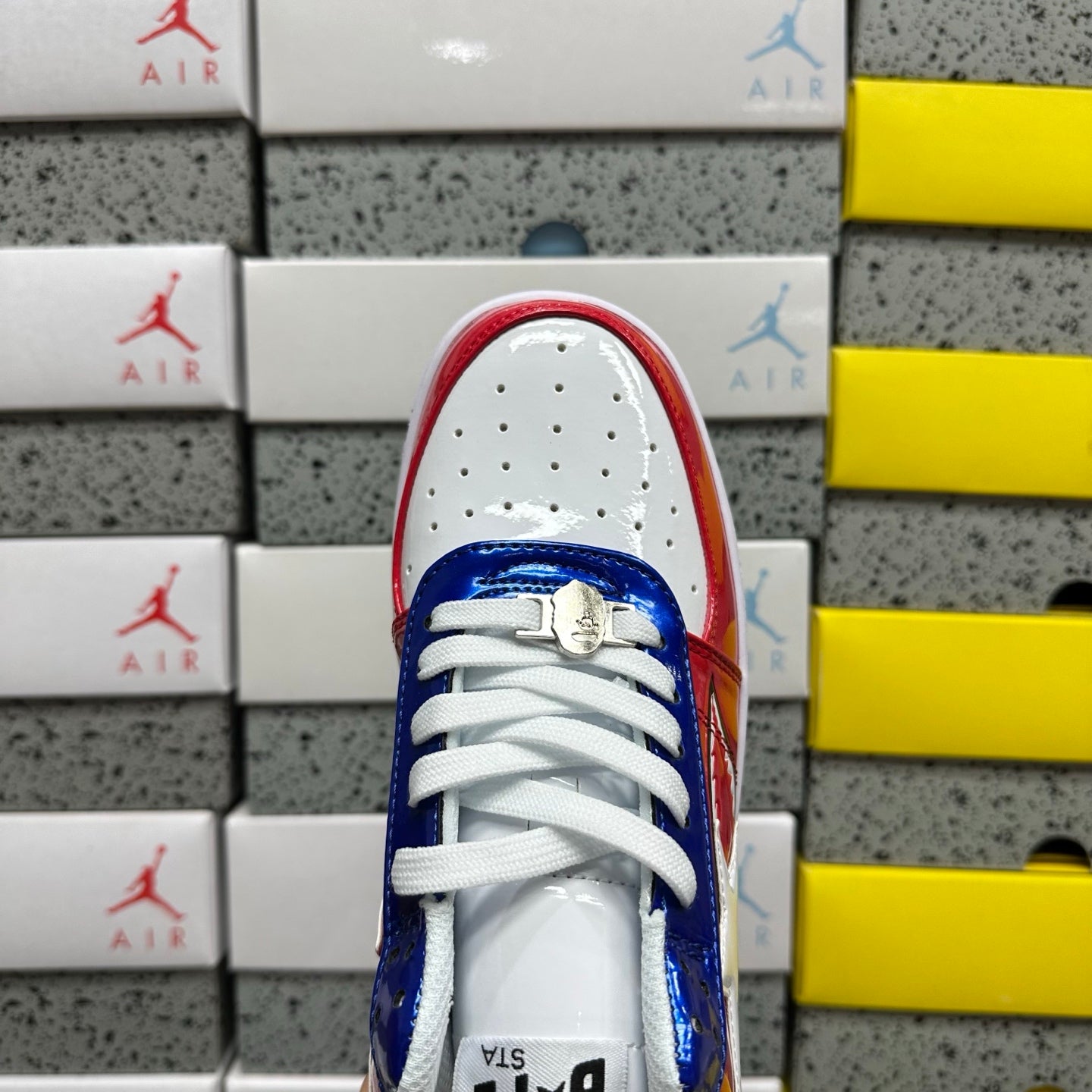 Bape STA Low Shark Face - Red