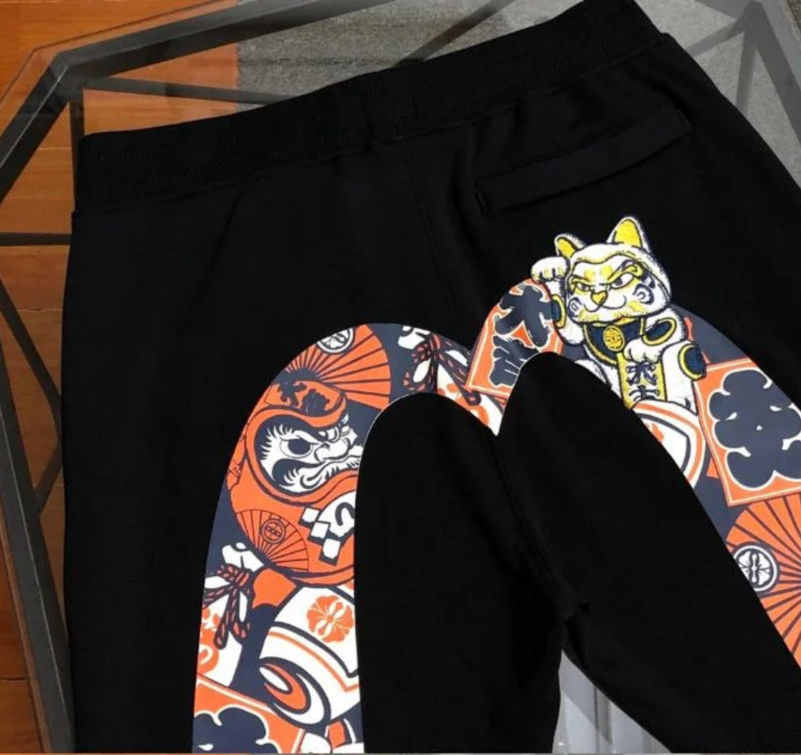 Evisu calça de fato de treino