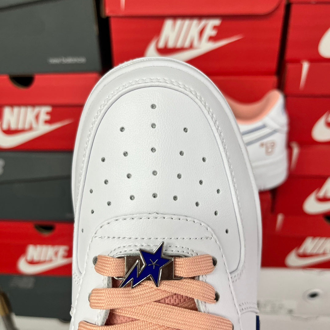 Bape STA Low  BAPY White Pink