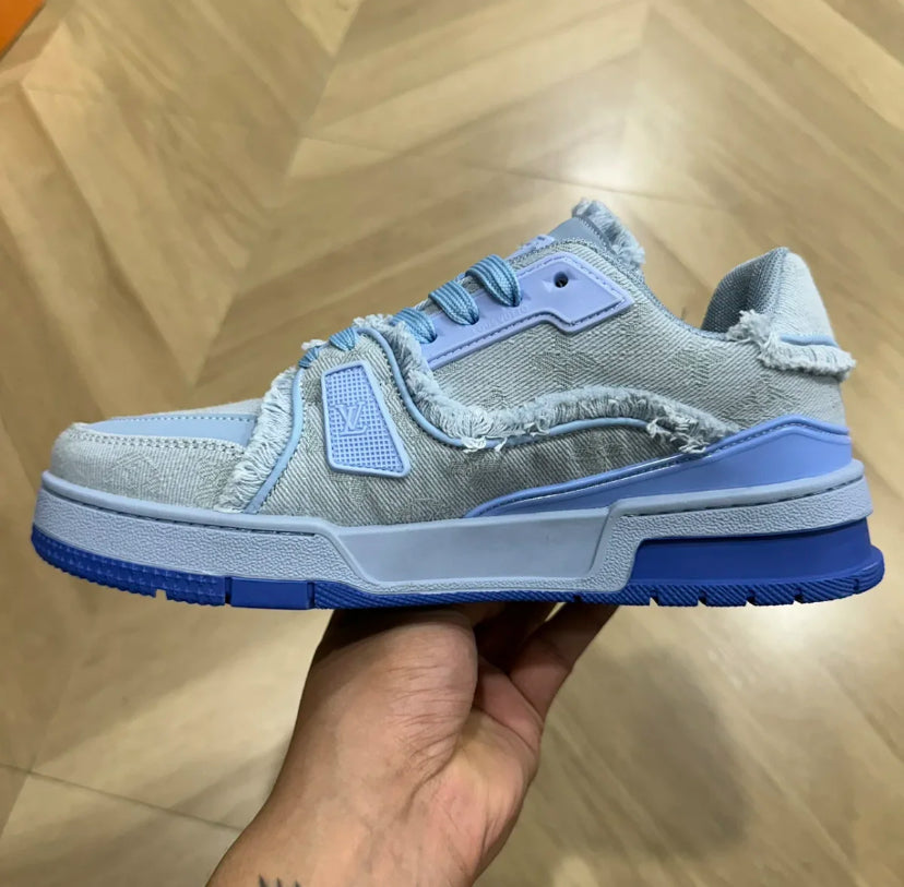 Louis Vuitton Trainer Jeans Blue