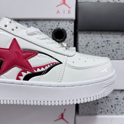 Bape STA Low Shark White
