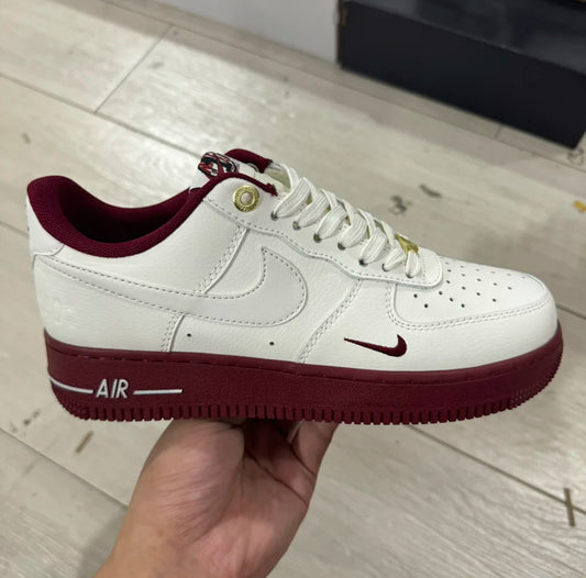 Air Force 1 White and bordou