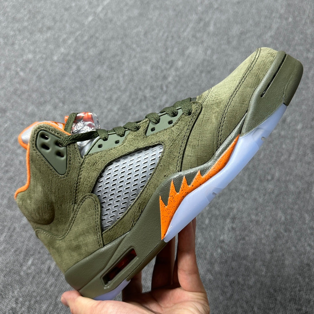 AJ 5 Retro Olive