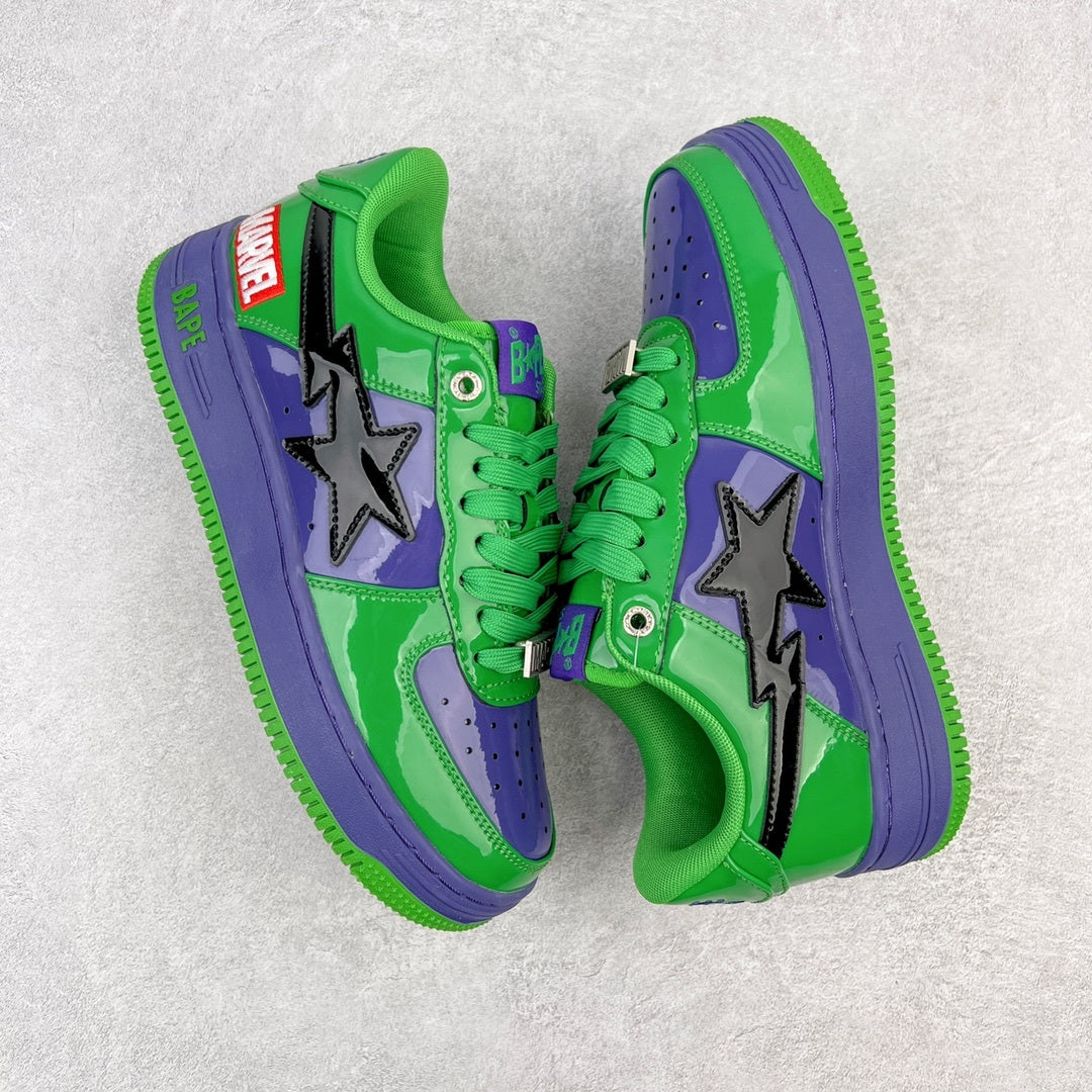 Bape STA Low Marvel Comics Hulk