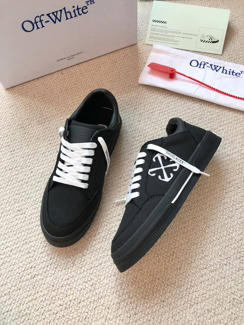 Off-White New Low Vulcanized Black White
