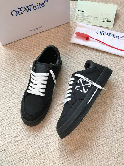 Off-White New Low Vulcanized Black White