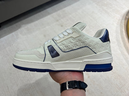 Trainer White and Blue