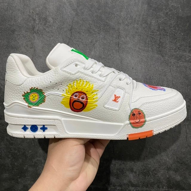 Louis Vuitton x Yayoi Kusama Trainer White