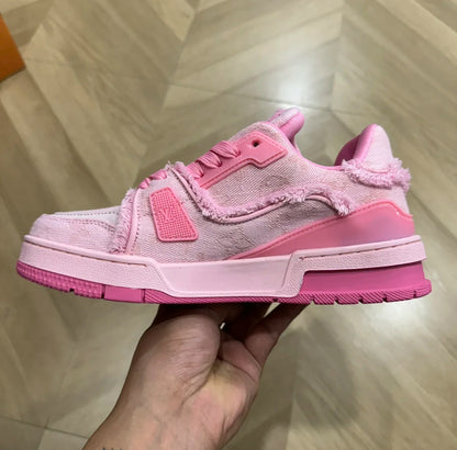 Louis Vuitton Trainer Jeans Pink