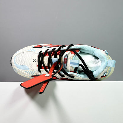 OF Be Right Back Powder Blue Coral Red