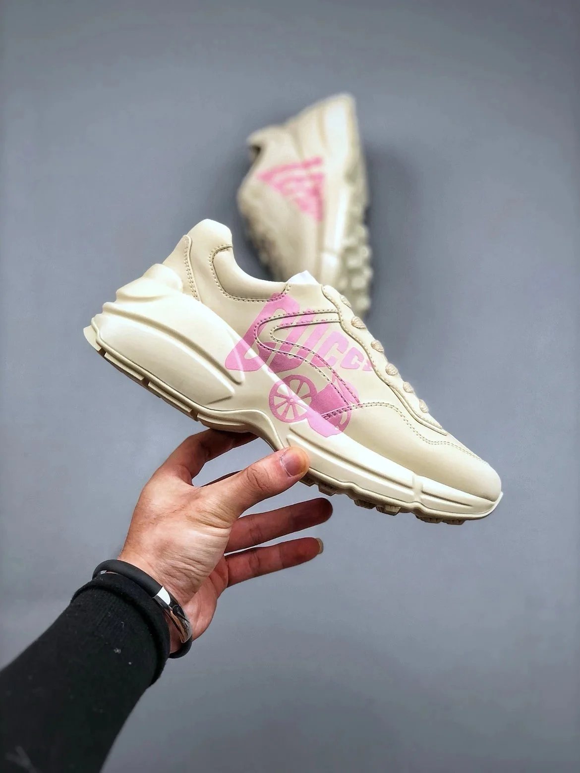 Gucci Rhyton Trainer Pink