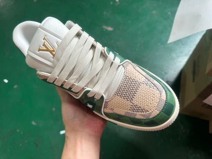Trainer Beige and Green
