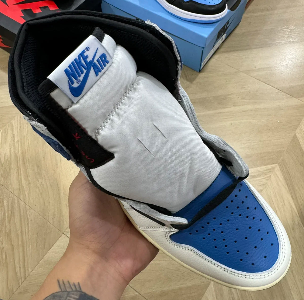 Air Jordan 1 High x Travis Scott Fragment