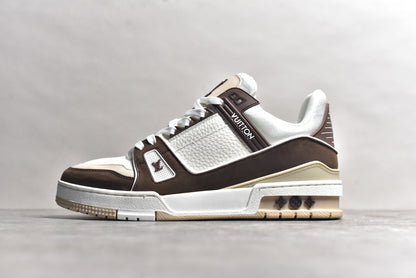 Trainer White and Brown