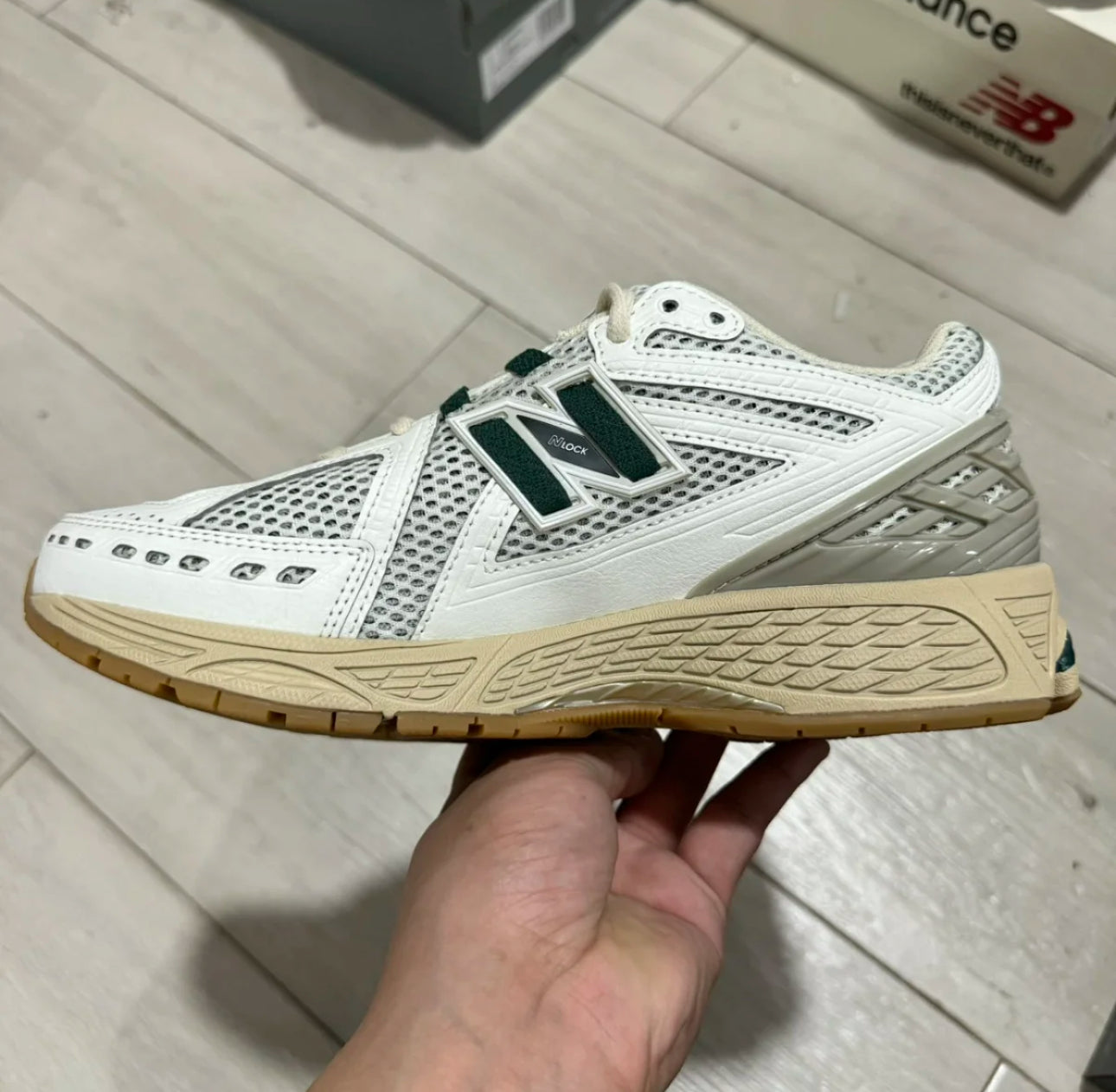 New Balance 1906R White and Green