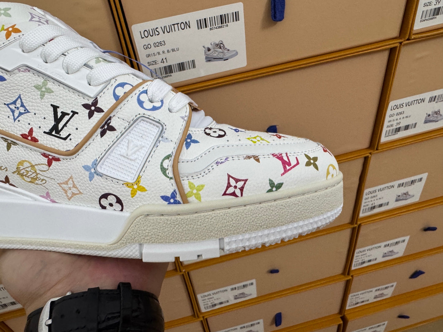 Trainer Monogram White