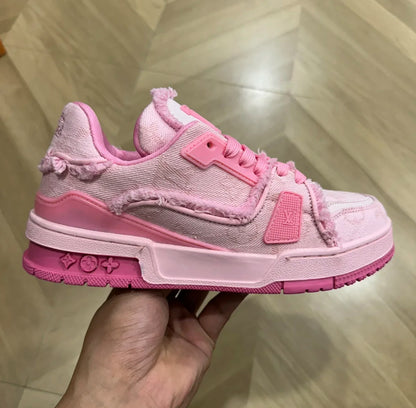 Louis Vuitton Trainer Jeans Pink