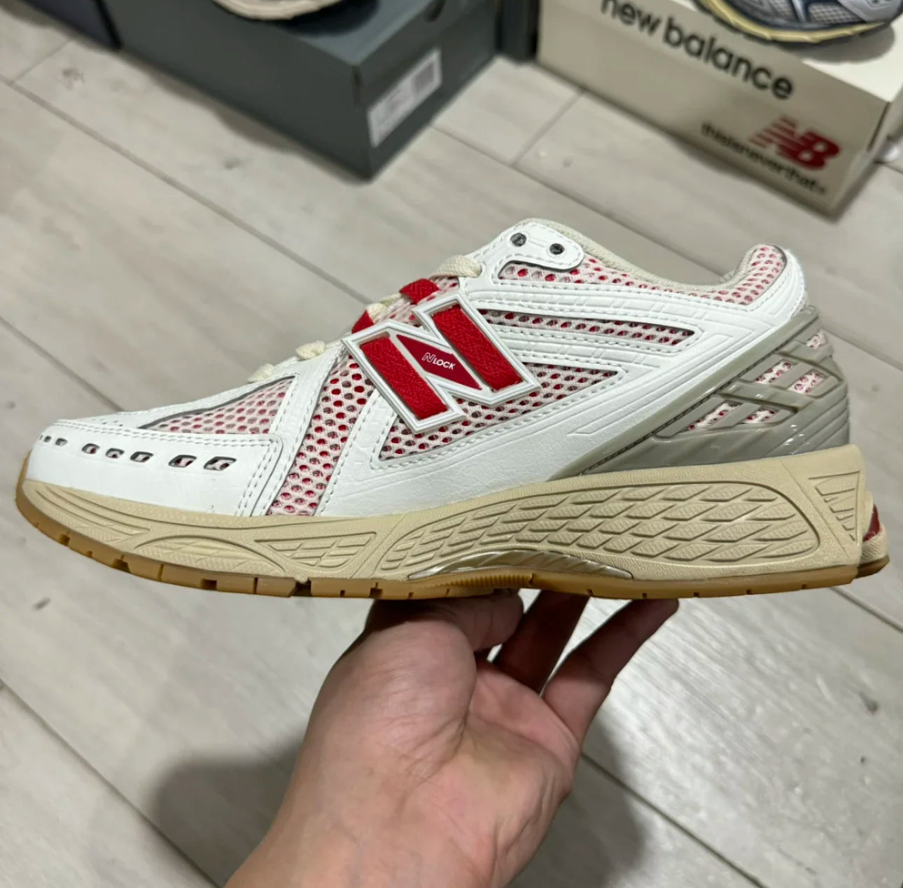 New Balance 1906R White and Red