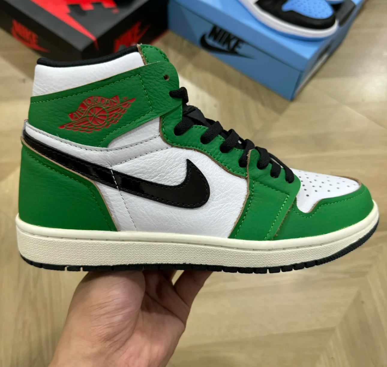 Air Jordan 1 High Lucky Green