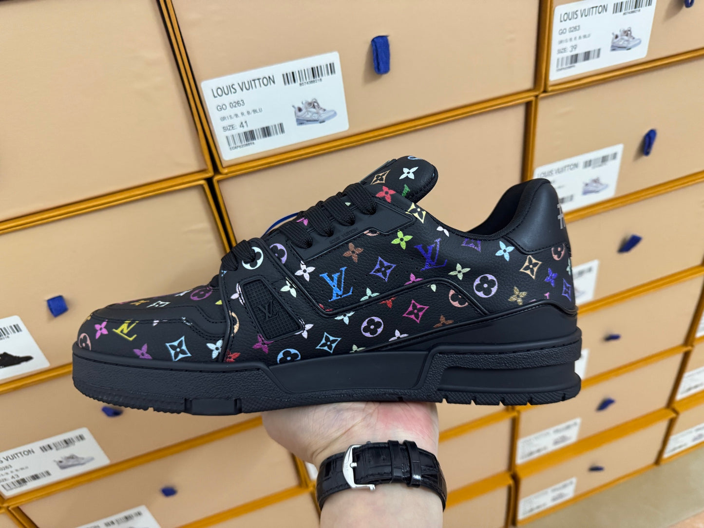 Trainer Monogram Black