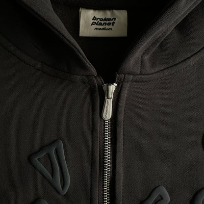 zip up hoodie -black