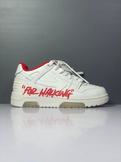 OF Out of Office “For Walking” White Red