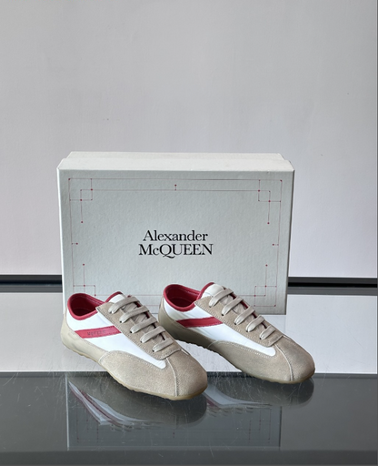 Alexander Mcqueen Boxe Beige/Red