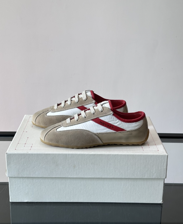 Alexander Mcqueen Boxe Beige/Red