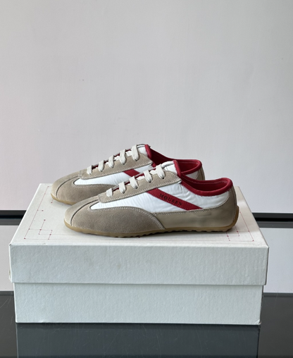 Alexander Mcqueen Boxe Beige/Red