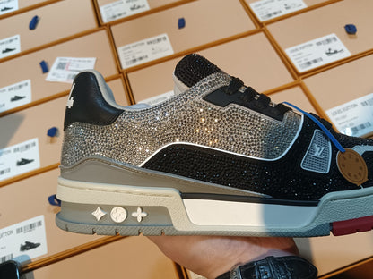 Trainer Silver and Black Crystal
