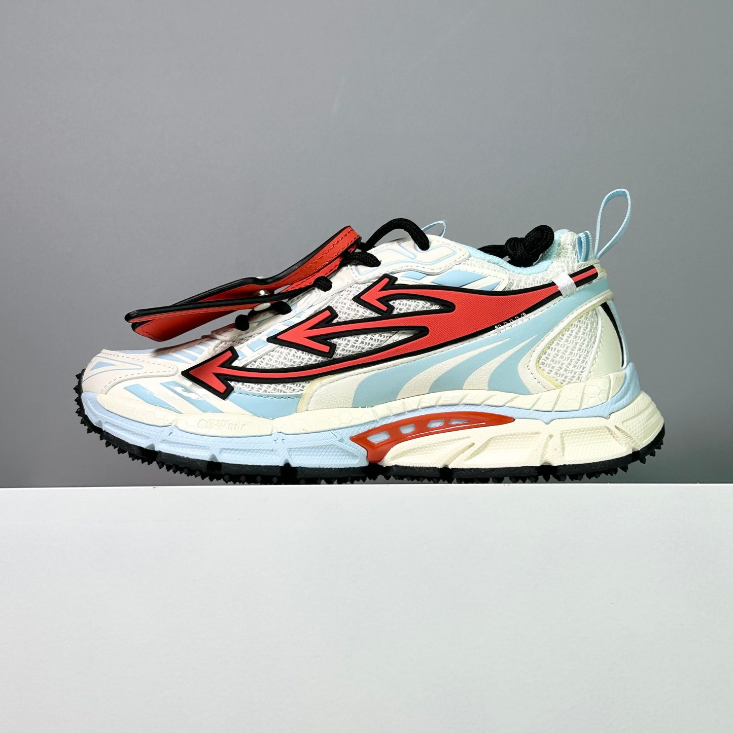 OF Be Right Back Powder Blue Coral Red