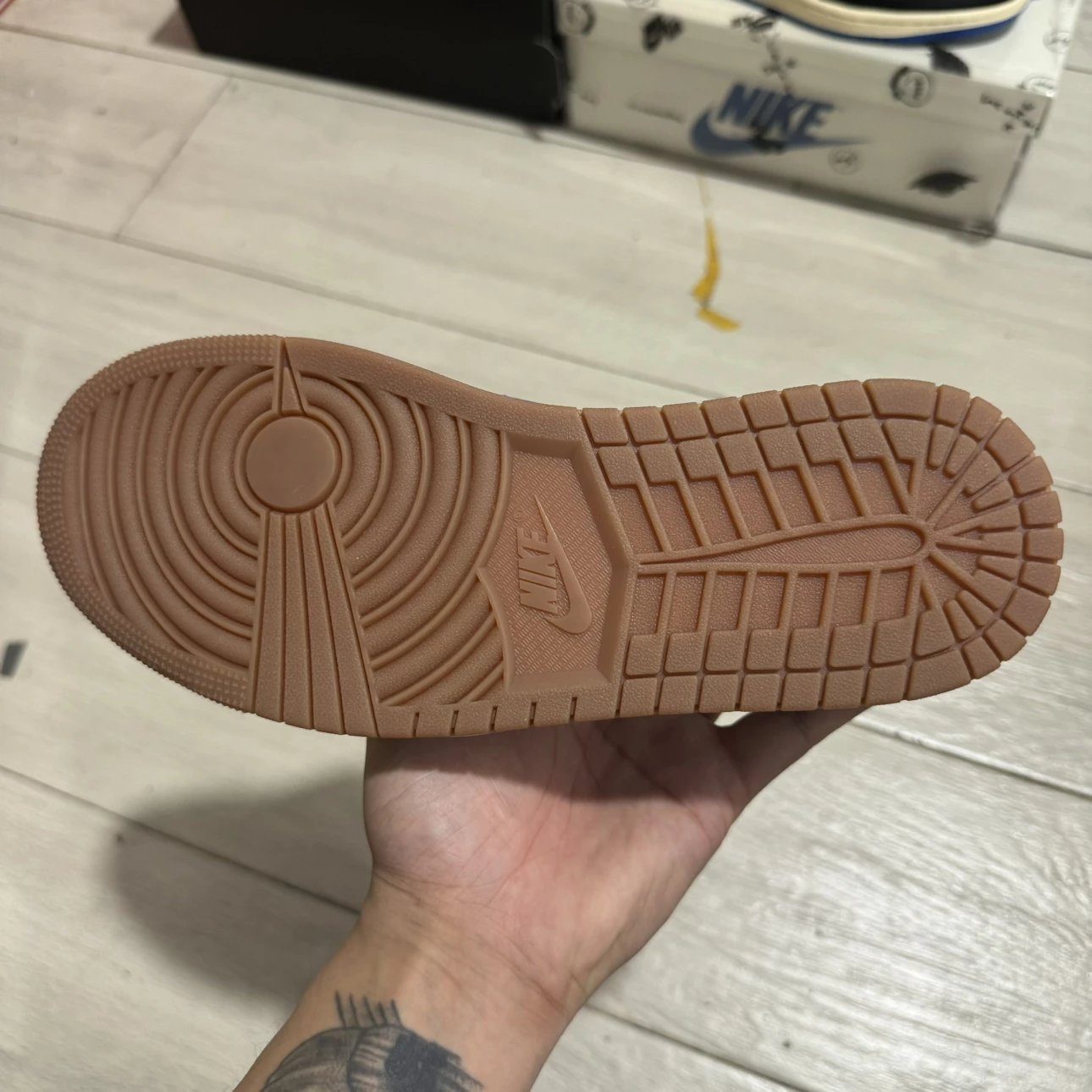 AJ1 Travis Canary