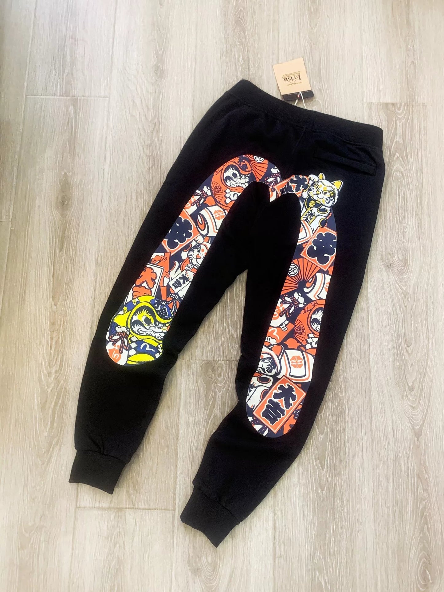 Evisu calça de fato de treino