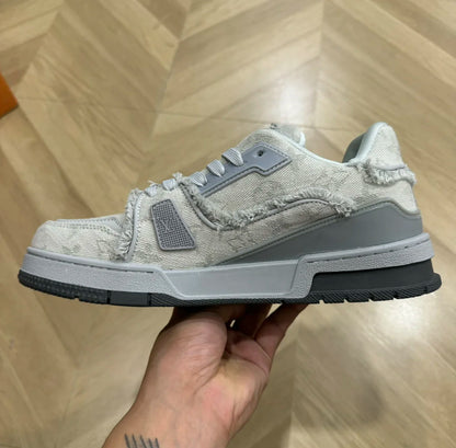 Louis Vuitton Trainer Jeans Grey