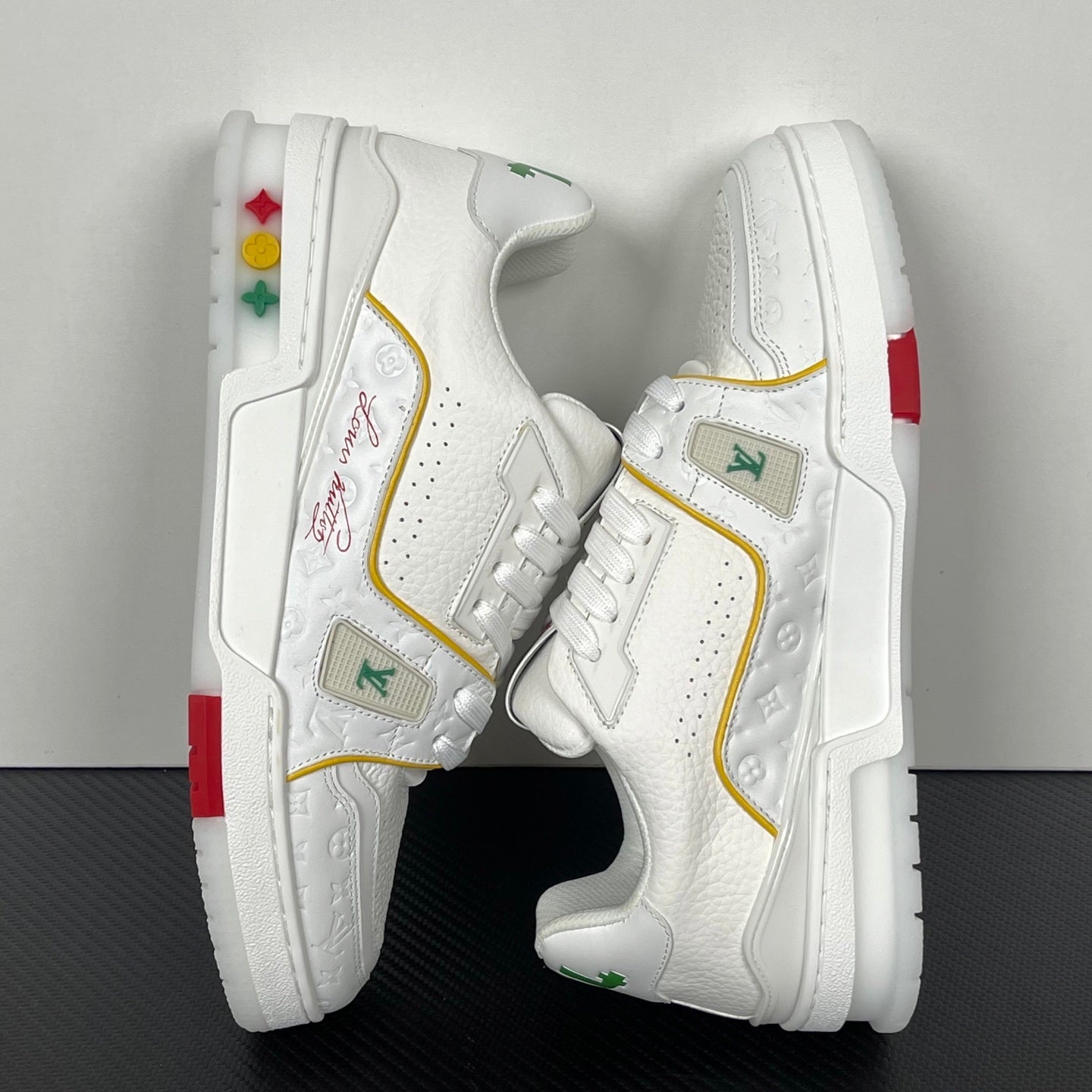 Trainer White and Yellow