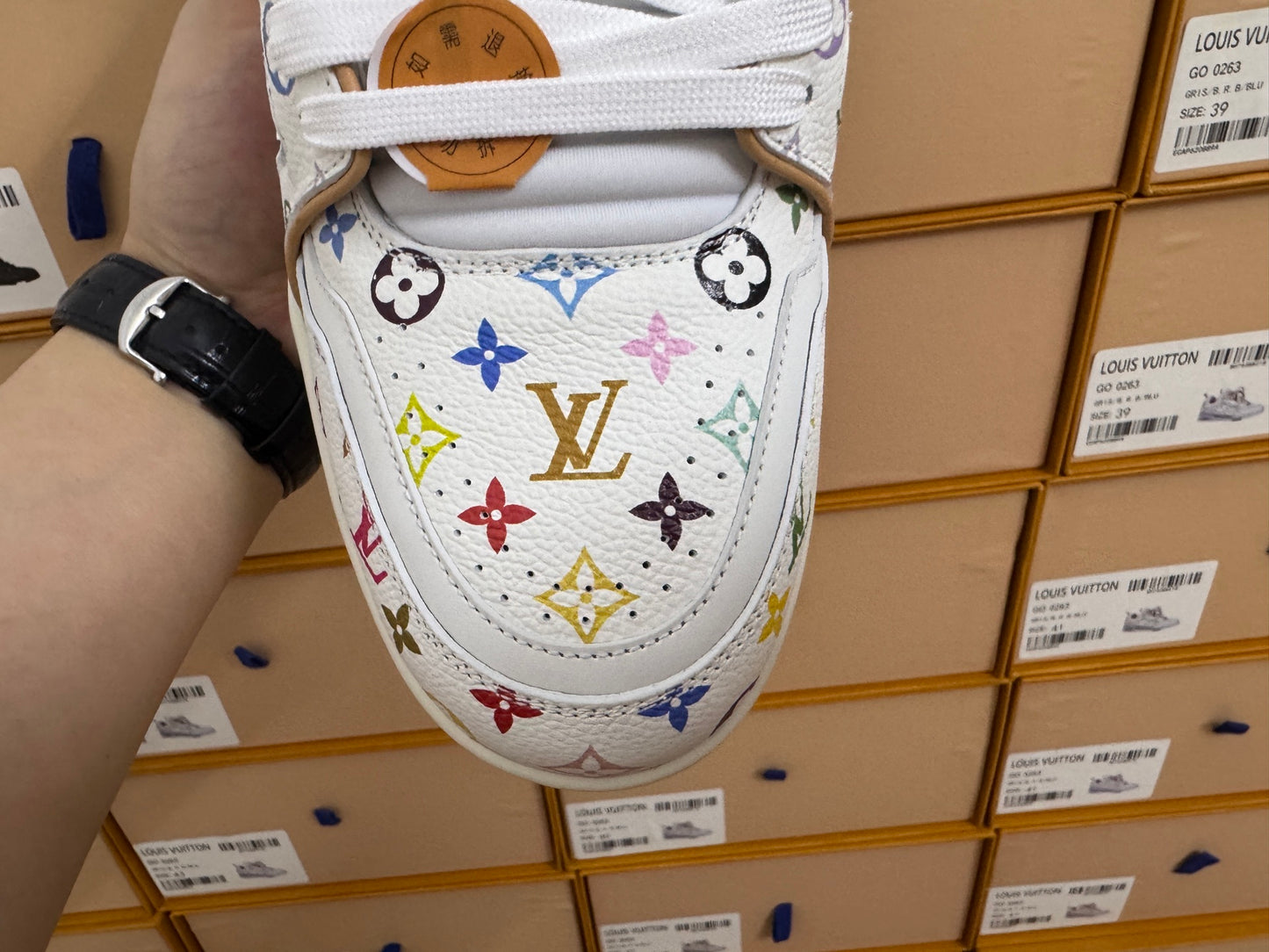 Trainer Monogram White