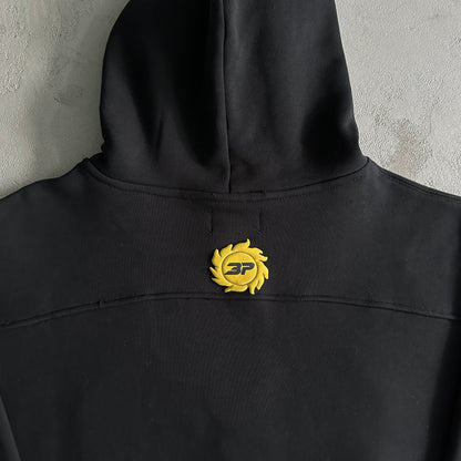cosmic speed midnight black hoodie