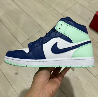 Air Jordan 1 Mid Blue Mint