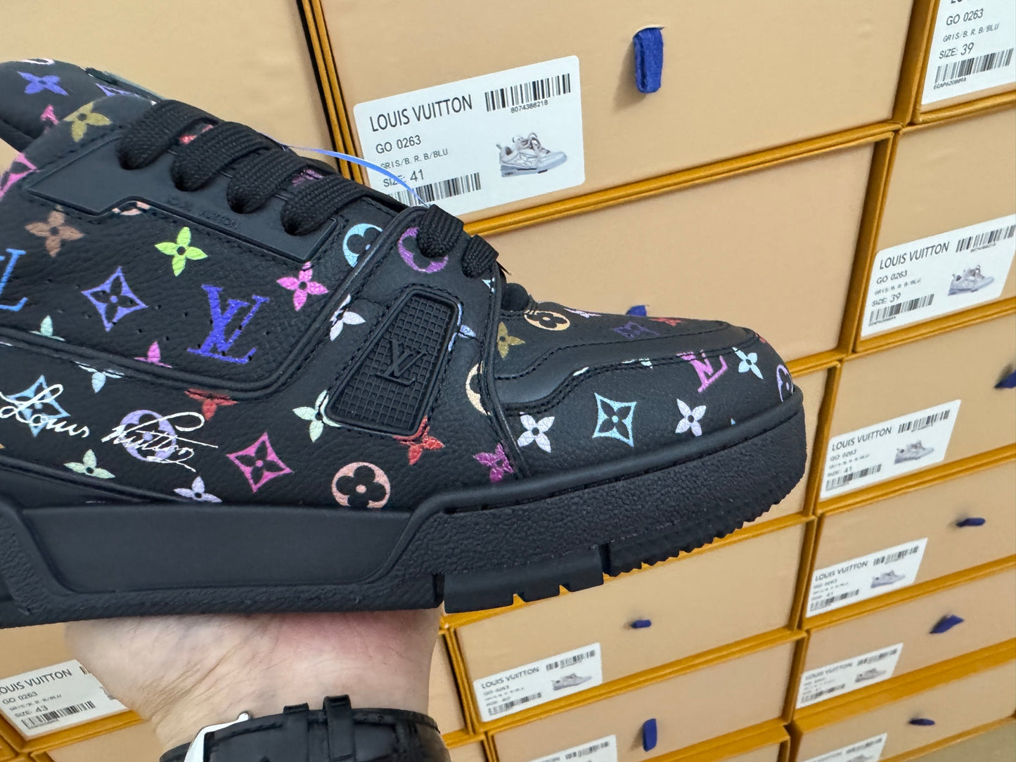 Trainer Monogram Black