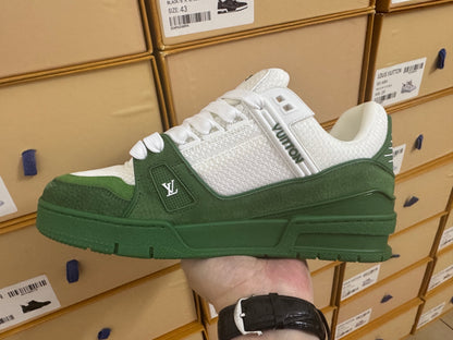 Trainer Green and White