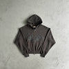 zip up hoodie -black