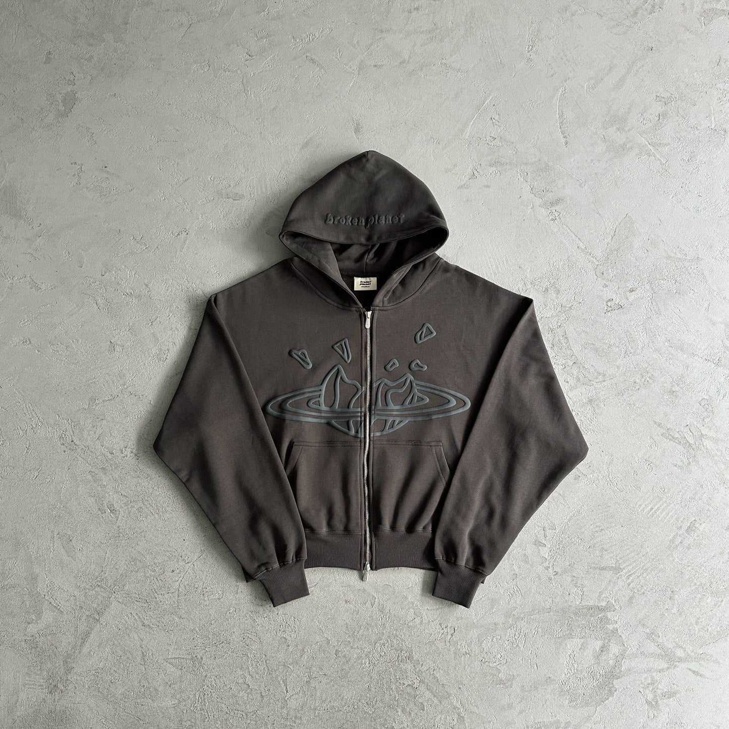 zip up hoodie -black