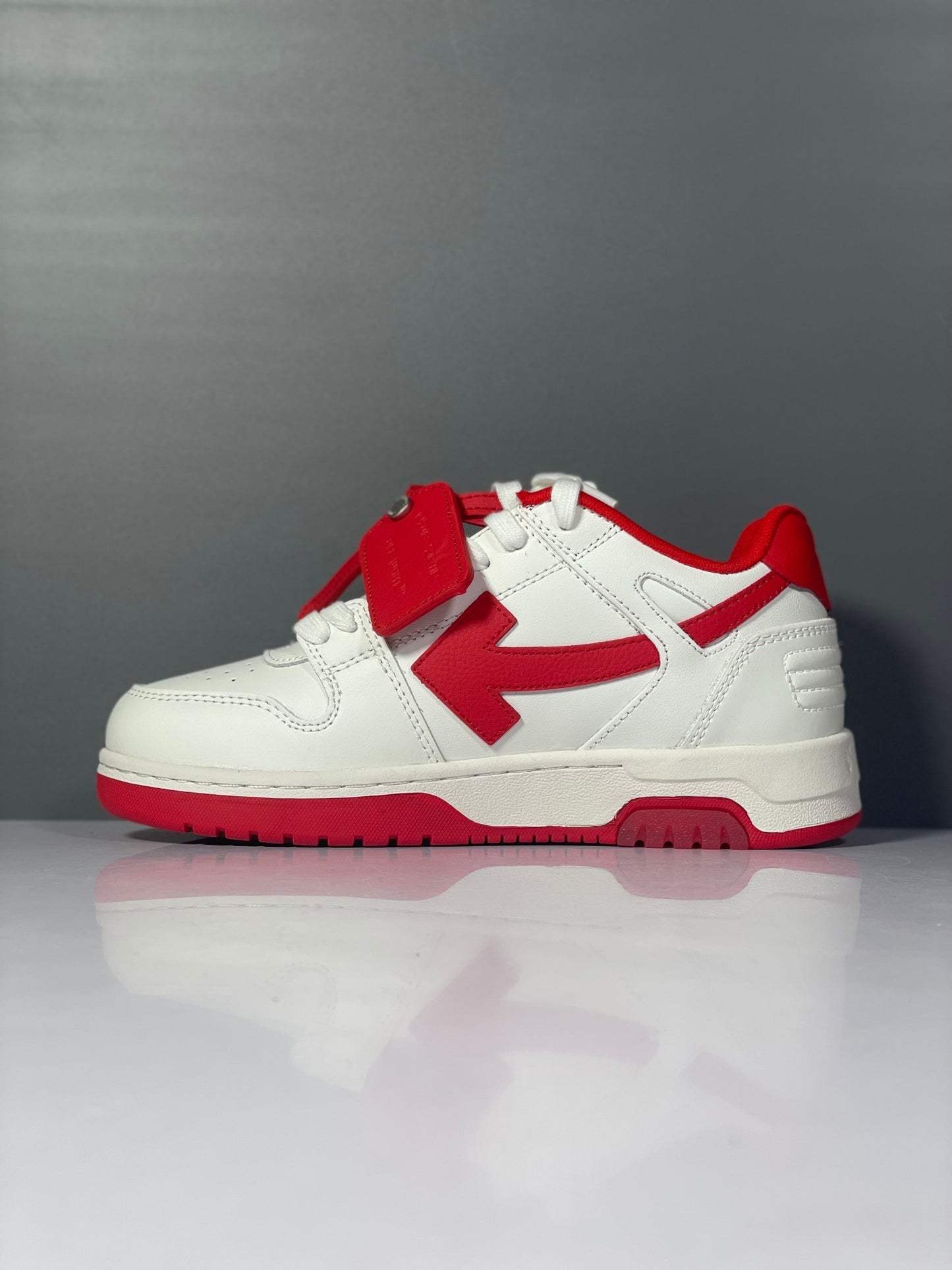 OF Out of Office White Red