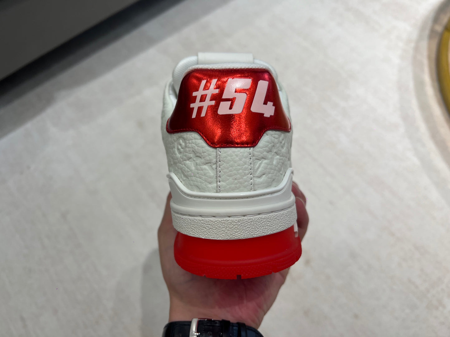 Trainer White and Red