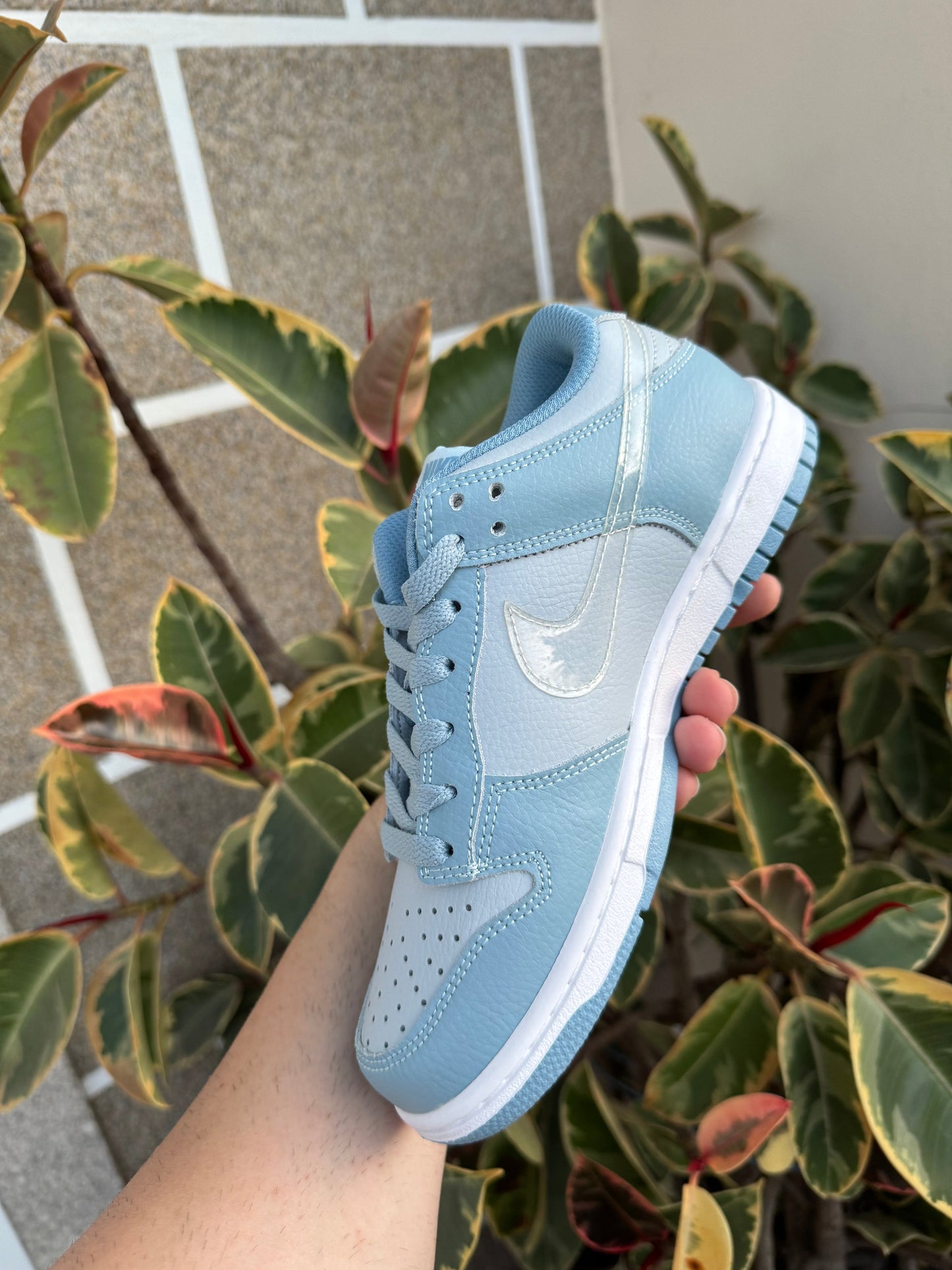 Low Fleece Swoosh Light Blue